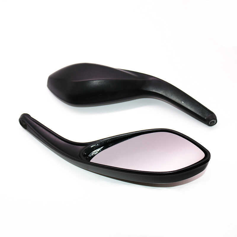 Espelho retrovisor modificado para motocicleta, espelho retrovisor de grande descarga para carro esportivo, veículo elét