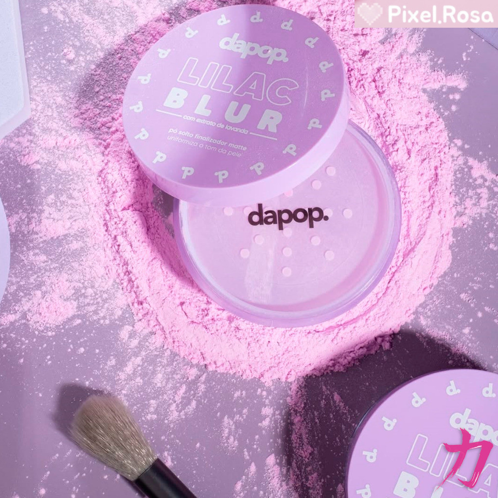 Dapop Kit Pó Lilac Blur 1/2/3 – Suave Foco Efeito Blur Controle Oleosidade Iluminação Natural – Código DP2381 [Original]