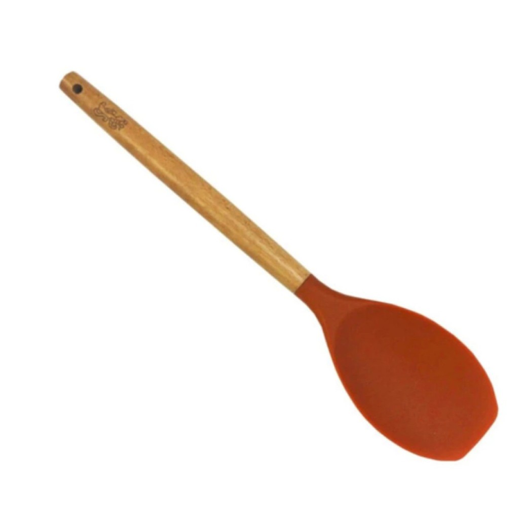 Colher Espátula de Silicone Cozinha Utensílio Antiaderente Resistente Alta Temperatura