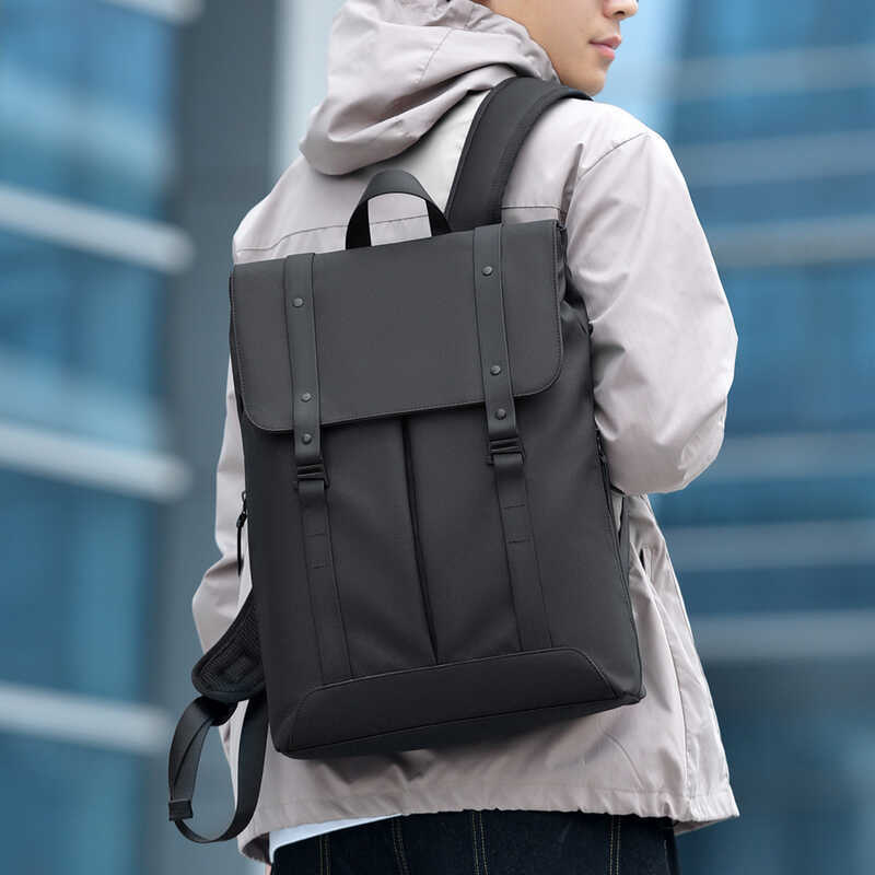 Mochila masculina High-End Casual Commuter mochila de viagem estudante universitário saco de escola mochila de computado