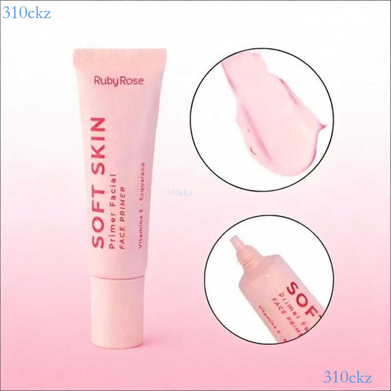 Primer Facial Ruby Rose Soft Skin - Suaviza e Uniformiza a Pele para Maquiagem Perfeita HB-M1700 🎄310ckz