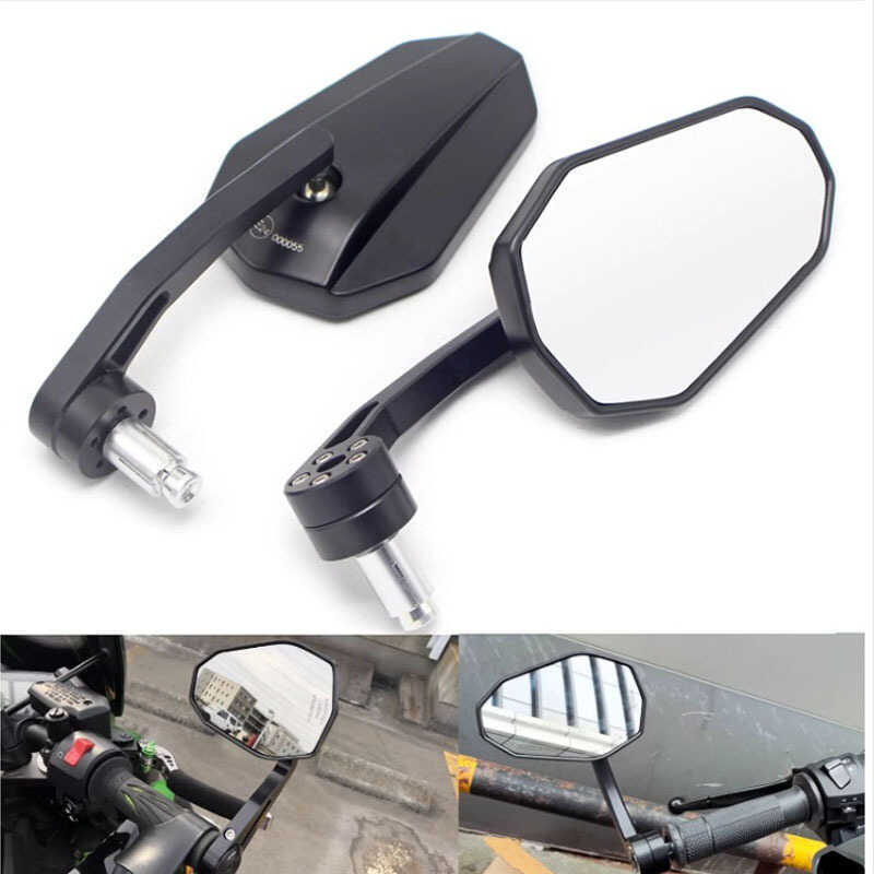 Alta qualidade Cross-Border motocicleta espelho retrovisor CNC modificado espelho veículo elétrico refletor Universal Bo