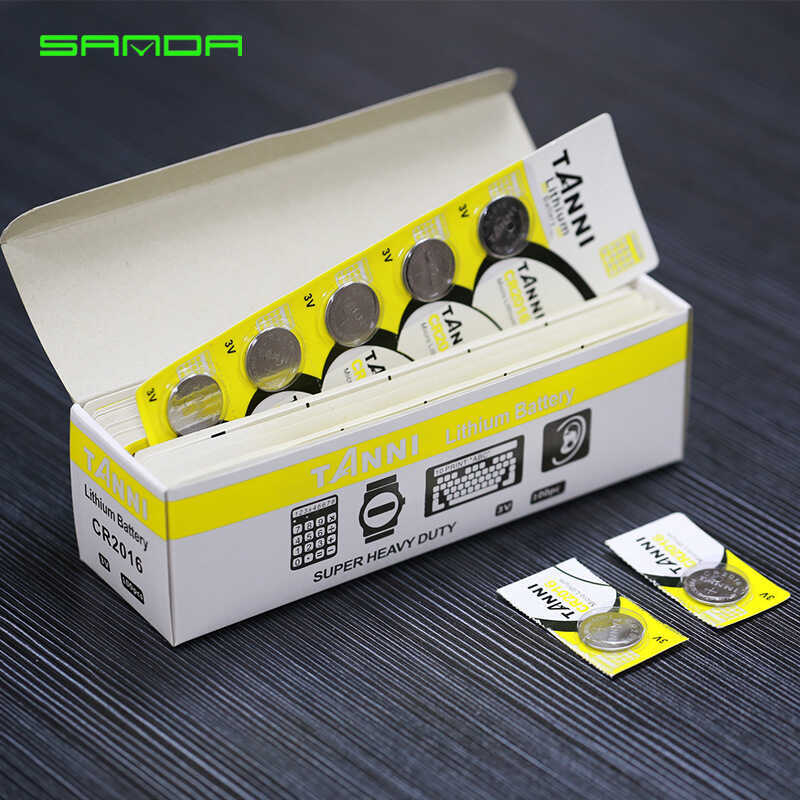 Sanda relógio feminino relógio eletrônico bateria relógio de quartzo relógio eletrônico masculino CR2016 relógio 3V elet