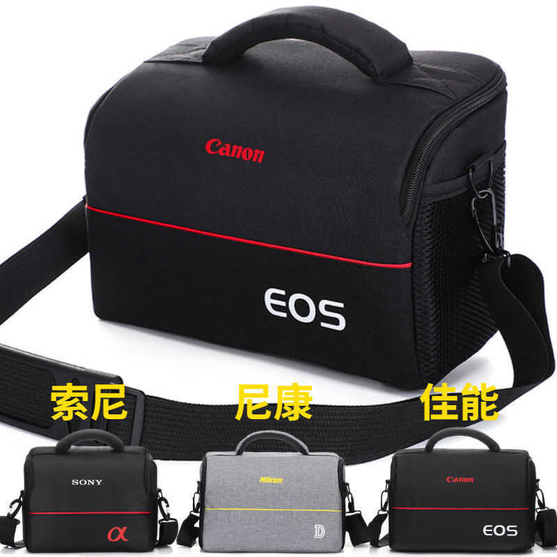 Bolsa profissional para câmera Canon Nikon SLR, bolsa de ombro Sony Diagonal, portátil, uma câmera, duas lentes, bolsa p