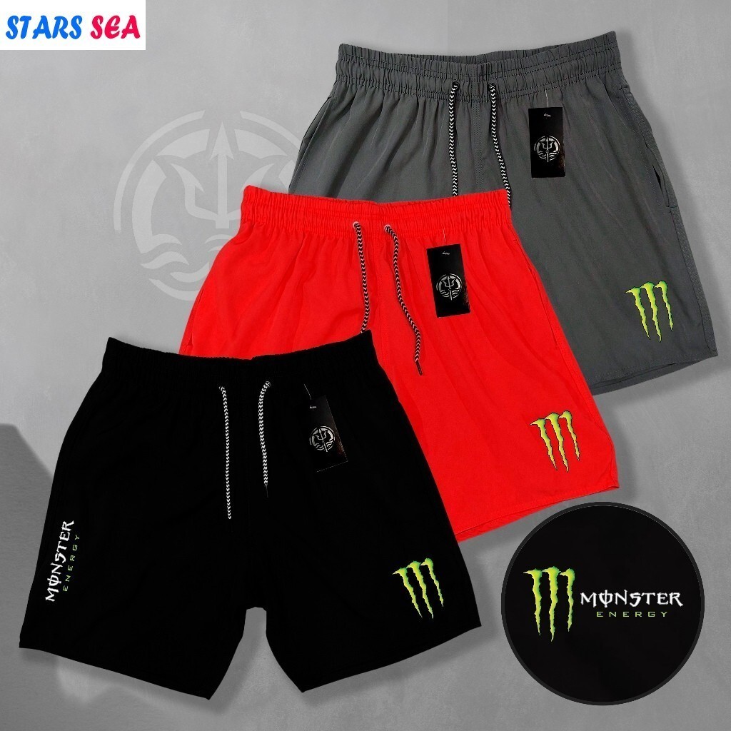 KIT 3 Shorts Esportivos Masculinos Elastano-Academia Running Skate Basquete Otaku