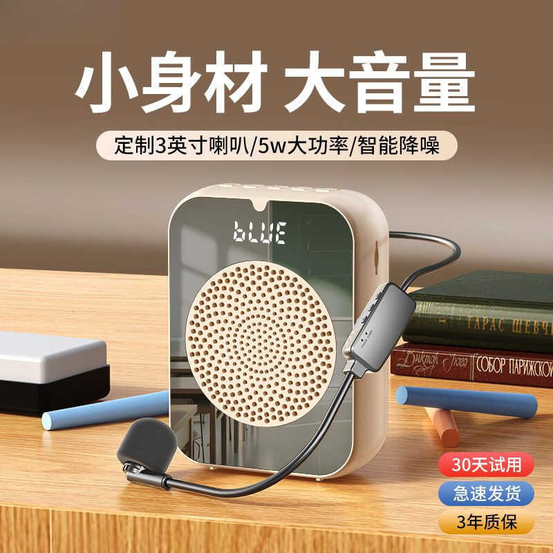 Amplificador de abelha pequena professor microfone sem fio dedicado professor palestra guia de classe Mega alto-falante 