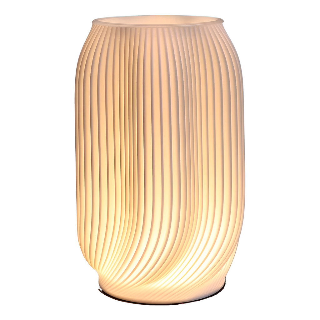 JS Luminária Abajur Vaso Flores Iluminação Decoração LED