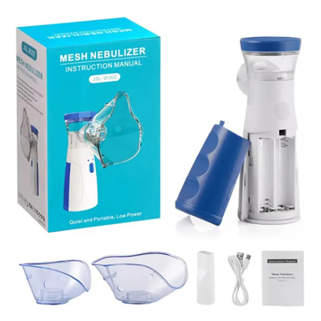 Inalador Nebulizador Portátil USB Recarregável Adulto Kids