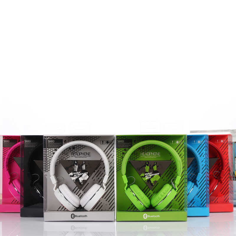 Fone de ouvido Bluetooth 5.0 Home SH10 Fone de ouvido Cartão esportivo Rádio Fone de ouvido Bluetooth sem fio