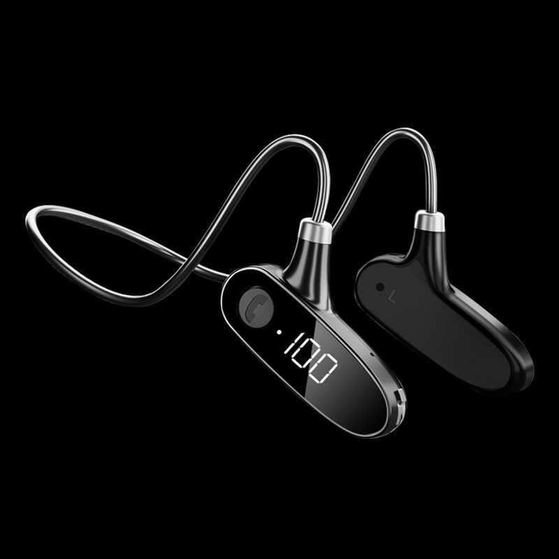 H18 esportes fone de ouvido bluetooth sem fio pendurado tipo orelha fone bluetooth longa vida útil da bateria condução a