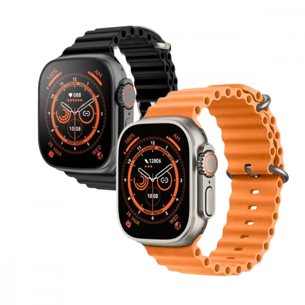 Relógio Inteligente Smartwatch 49mm com 02 pulseiras Tela Amoled Serie X9 Ultra2