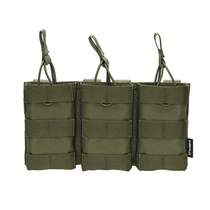 IDOGEAR Triple 5.56 Mag Bolsa MOLLE Design Modular Quick Draw Top Open . 223 Holder 3547
