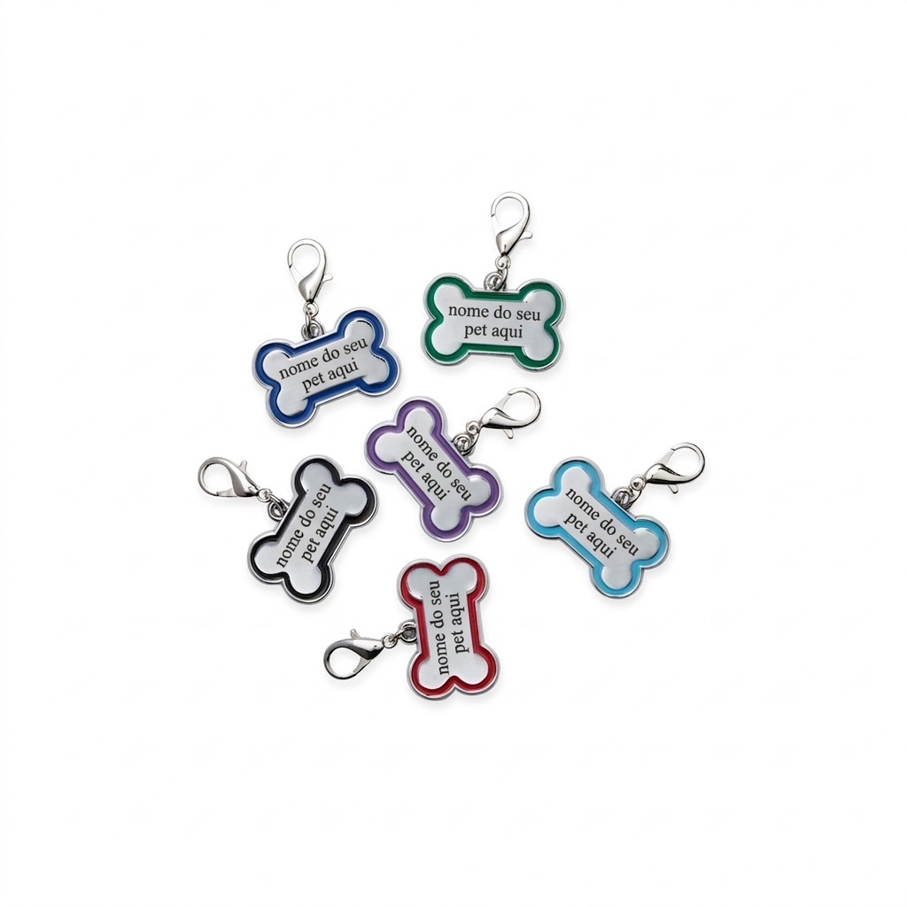 Chaveiro de Identificação Pet Personalizado a Laser