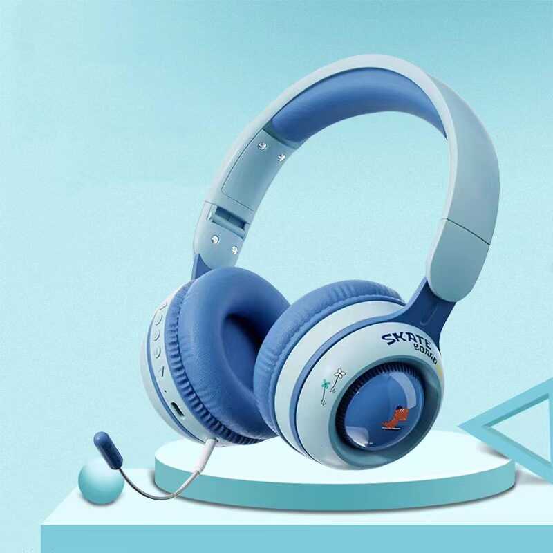 Fone de ouvido sem fio Bluetooth fone de ouvido jogo luminoso crianças fone de ouvido