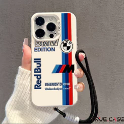 Capa Capinha Com Estampa BMW M Red Bull for iPhone 17 Pro ProMax 16 15 14 13 12 11 XS XR