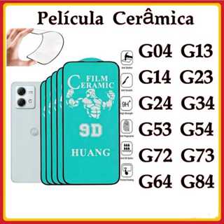 Película Cerâmica 9D Motorola Gel Hidrogel Flexível G04 G13 G14 G23 G24 G34 G53 G54 G72 G73 G64 G84 em Oferta na Shopee