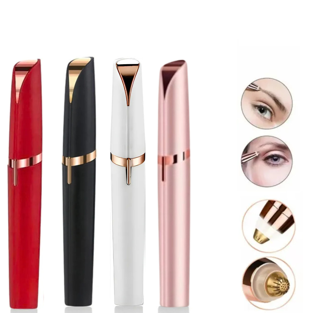 Caneta Depiladora Sobrancelha Elétrico Recarregável USB Bivolt (Cores Sortidas)