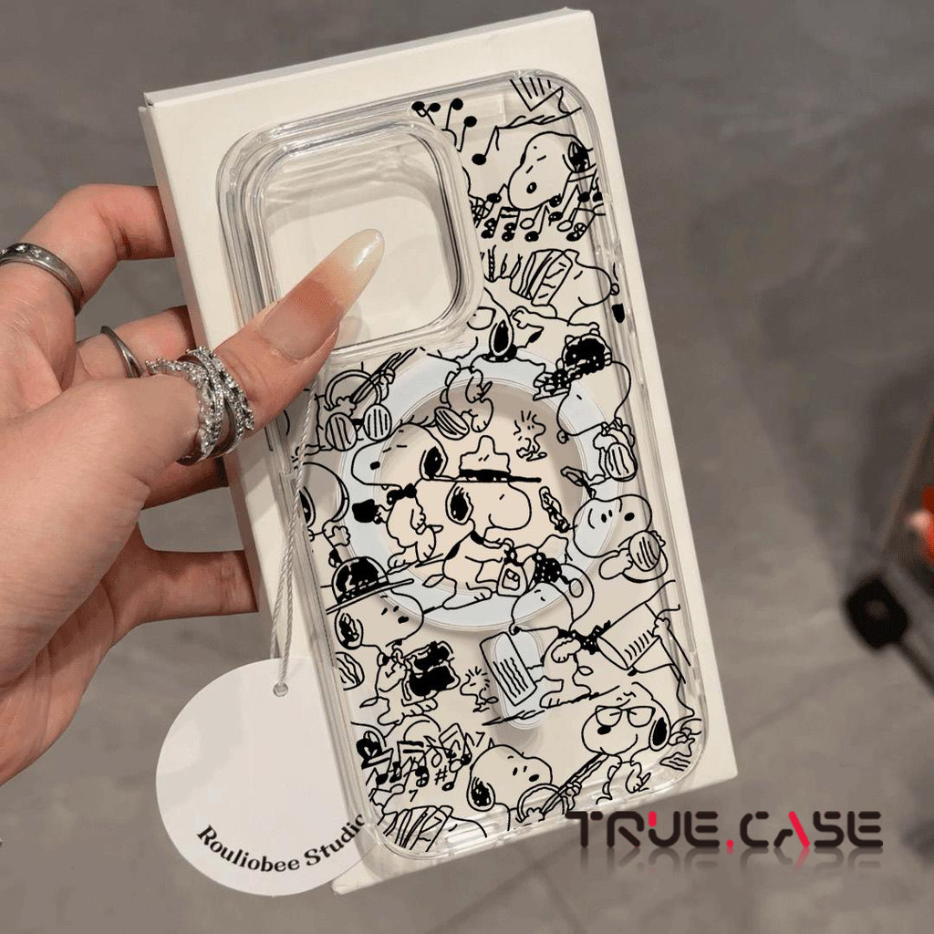 Capinha Capa de transparente estilo de desenho simplificado Para iPhone 11 14 15 16 12 17 13 pro max 7/8 plus produto em em Oferta na Shopee