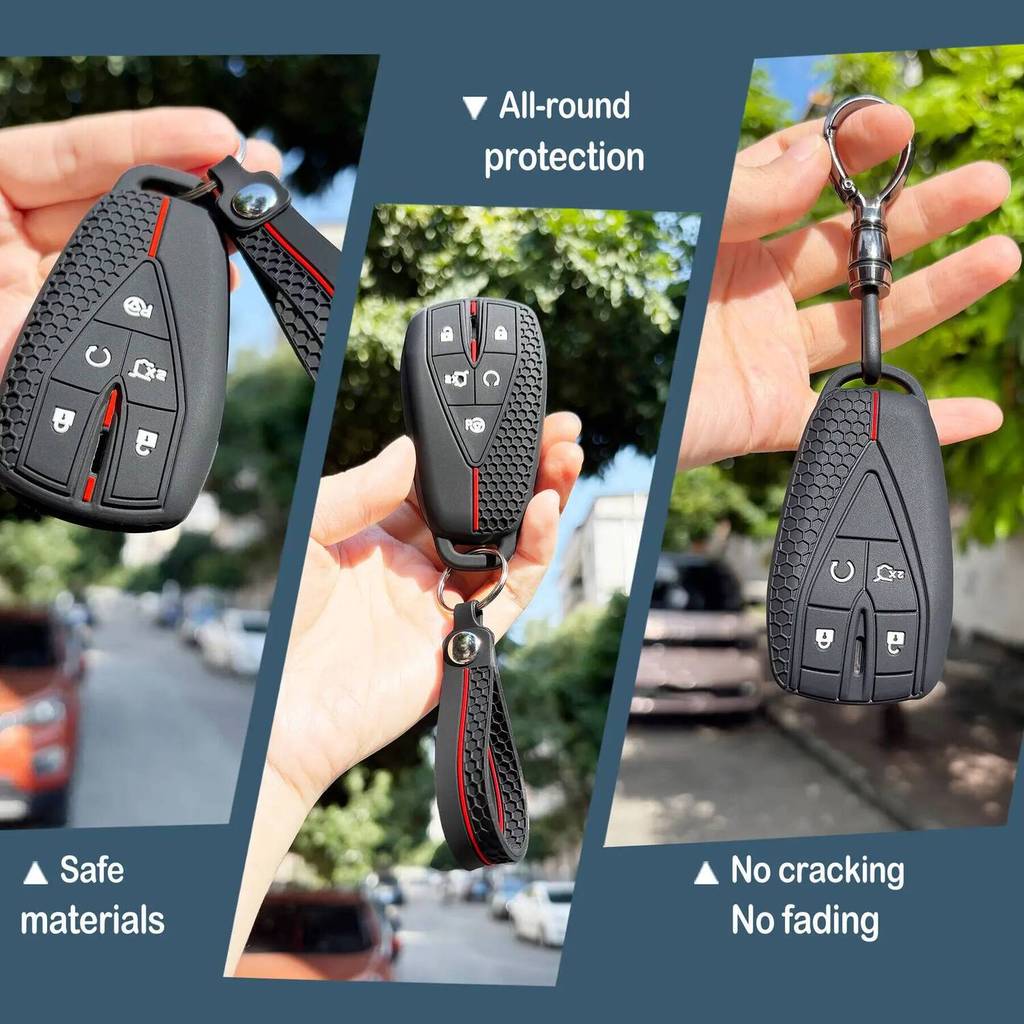 Acessórios Do Carro Protetor Para Changan CS35 PLUS CS55 CS75 Eado UNI-T K Oushang X5 X7 EV Silicone Tampas Chave Titula