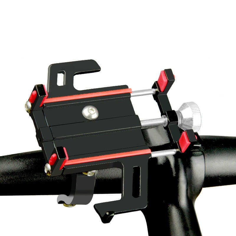 Suporte de telefone para bicicleta, liga de alumínio, navegação fixa, bateria de motocicleta, veículo elétrico