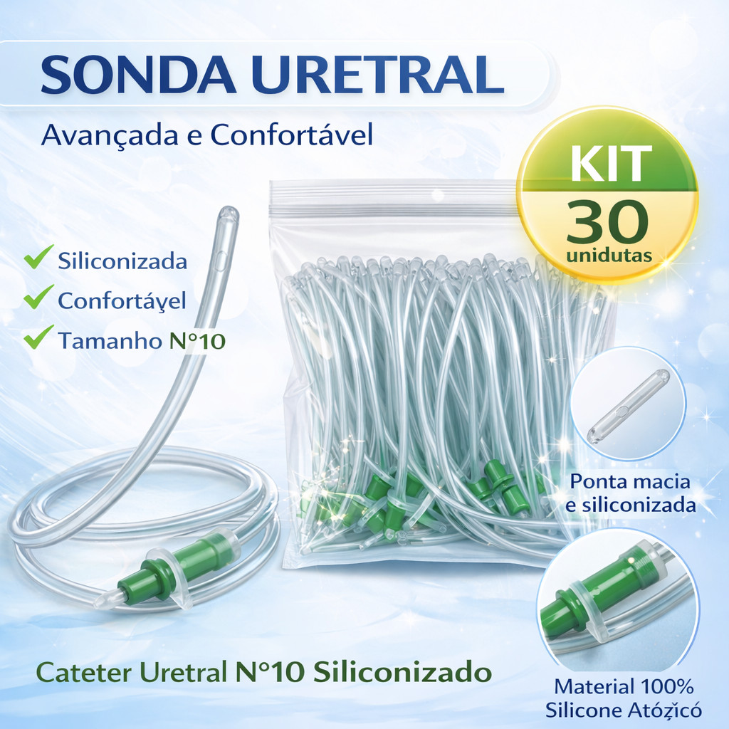 Sonda Uretral Nº10 Mark Med Kit 30 Unidades Estéril
