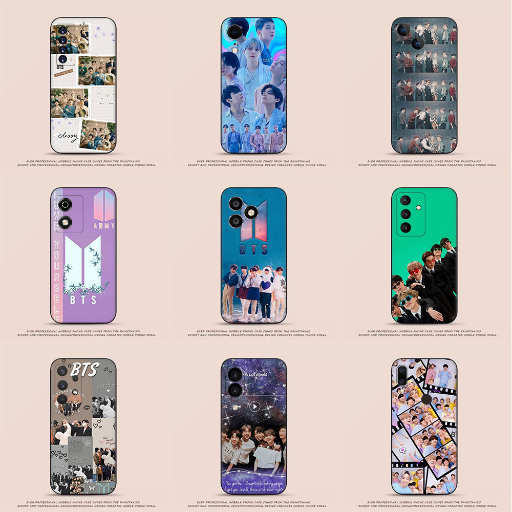 Capa De Telefone Macia Preta Para Motorola Moto G05 G15 Power G35 G86 E15 U9R4 B