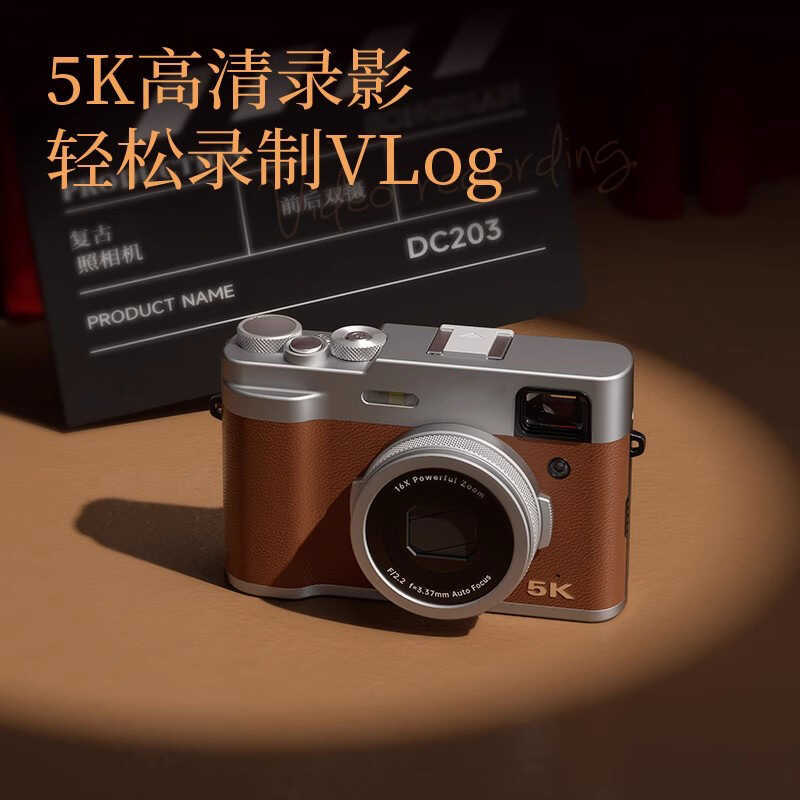 Câmera Digital 5k HD Frontal Traseira Câmera Dupla Visor Rápido Câmera de Tiro Câmera Micro-única Doméstica