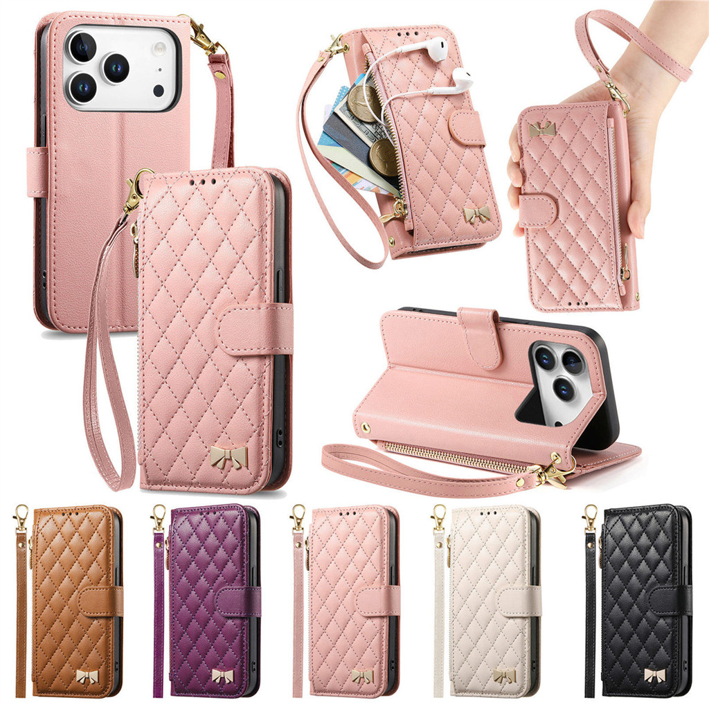 Capa De Telefone Para Samsung Galaxy A27 A57 A27 A08 A18 A07 A17 A56 A36 A26 A06 A16 A37 5G 4G Carteira Couro Lingge Esp