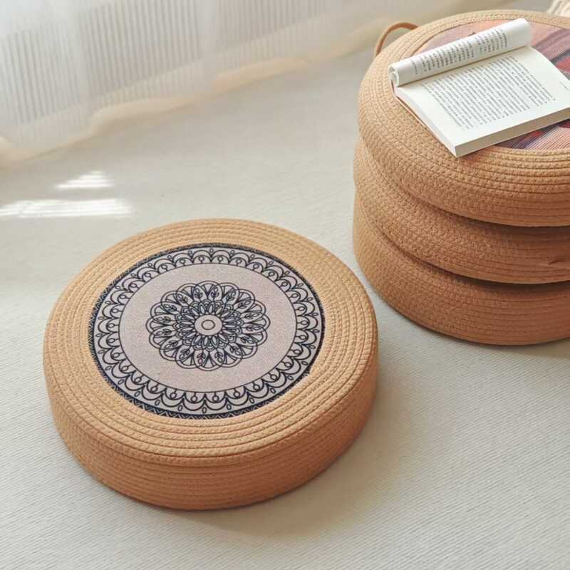 Imagem Outono inverno novos produtos Futon almofada piso doméstico engrossado sentado cais meditação meditação meditação almofa