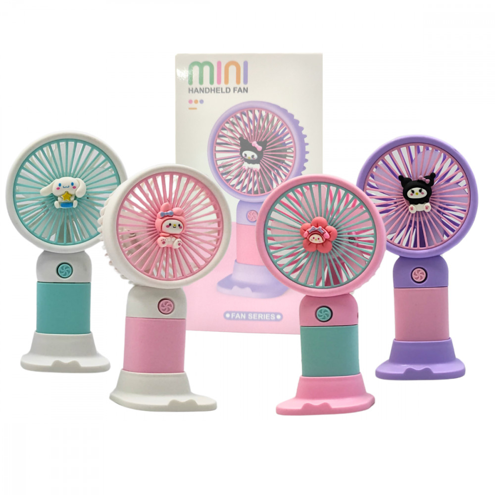 Mini Ventilador Portátil Recarregável de Mesa Fan Series Hmaston 810C