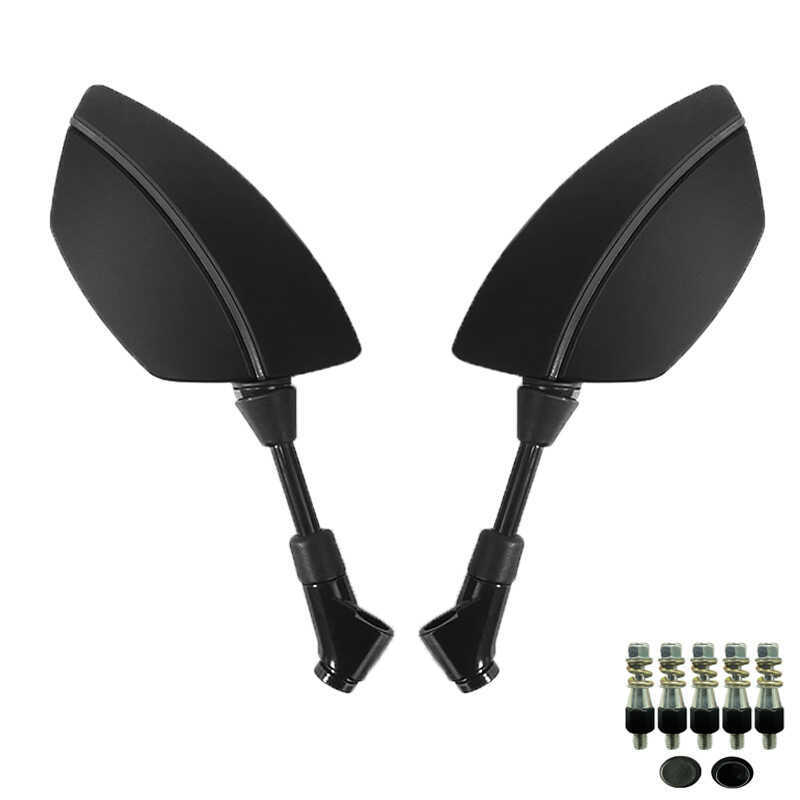 Espelho retrovisor da motocicleta modificado espelho Universal com 6 parafusos Tomahawk espelho veículo elétrico inverte