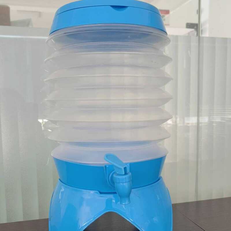 3.5L/5.5L grande capacidade compressão dobrável garrafa de água ao ar livre garrafa de plástico portátil conveniente par