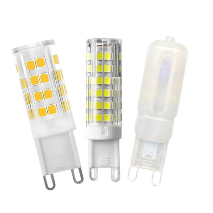 Lâmpada Led G9 5w 6w 7w Halopim Bipino Branco Quente Frio 110V 220V Lustre Pendentes TEX