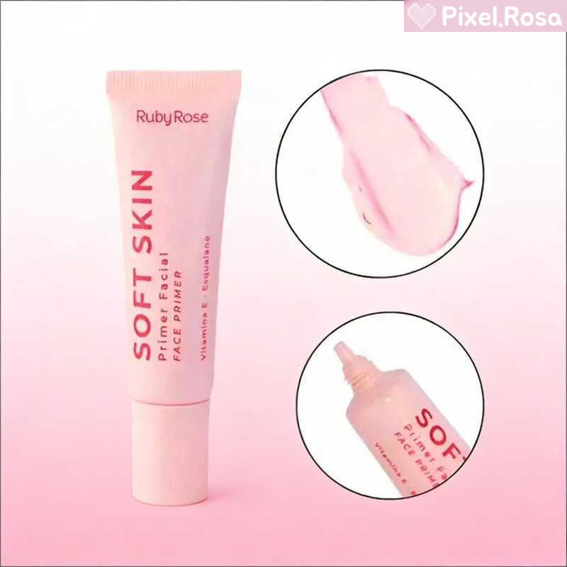 Primer Facial Ruby Rose Soft Skin - Suaviza e Uniformiza a Pele para Maquiagem Perfeita HB-M1700 [Original] [Original]