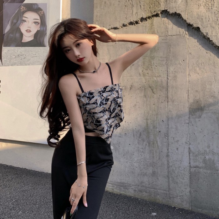 Tubo de seda gelo superior pequena camisola feminina verão interior wear bela cinta almofada no peito exterior wear Anti