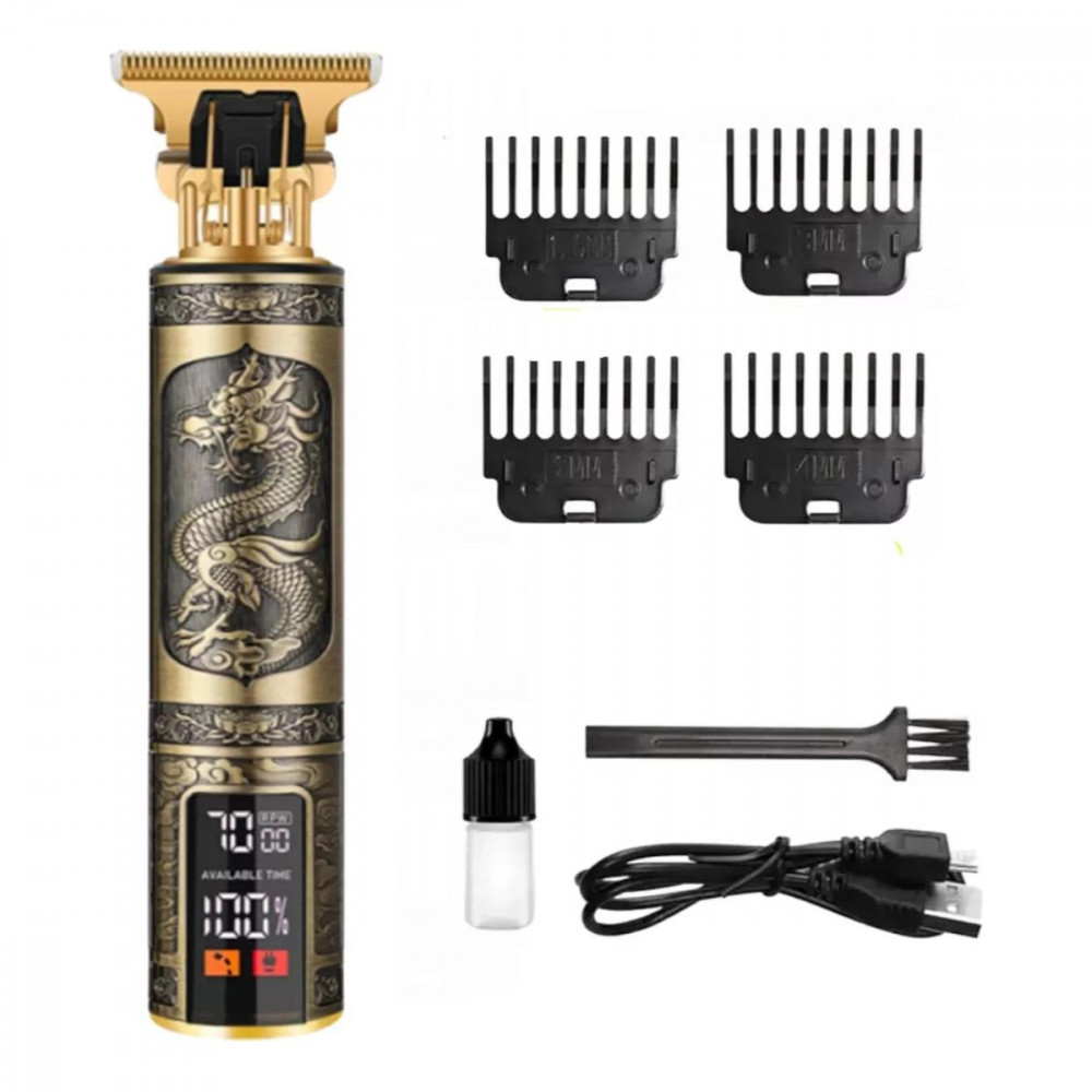 Máquina De Cortar Cabelo Barba Profissional Com Display Digital Kapbom KA-3609