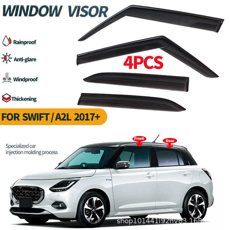 Adequado para 2024 + SUZUKI Swift Rain Block 2025vieira de janela