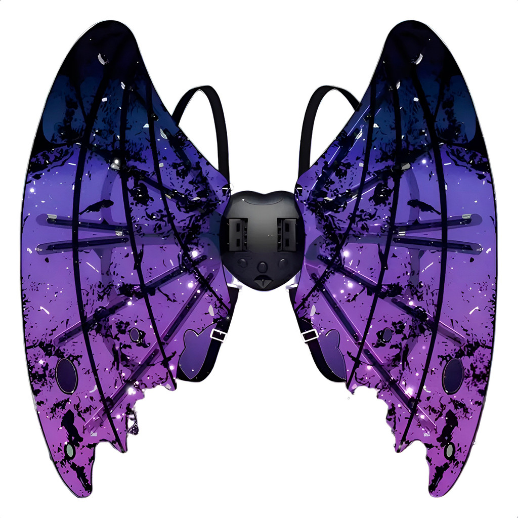 Asa De Borboleta Com Led Mágica Fantasia  Halloween Cosplay
