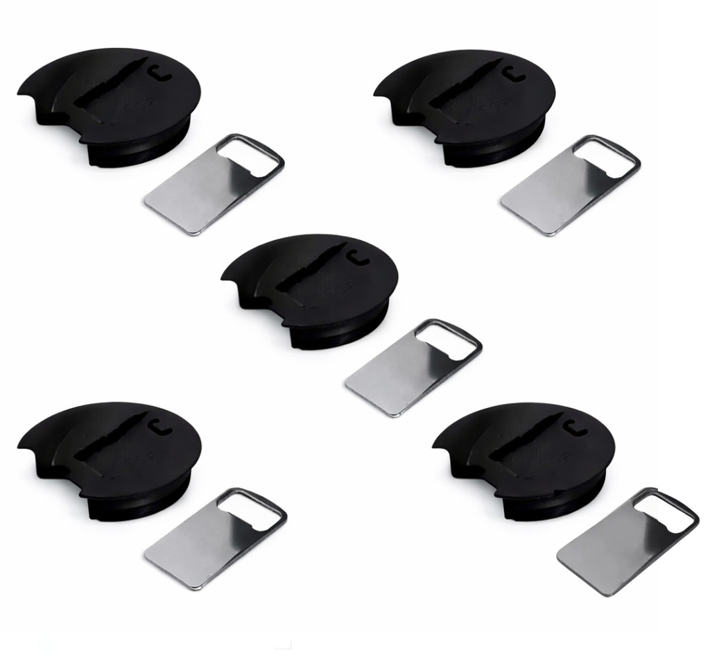 kit 5 Tampa Com Abridor Para O Copo Térmico 473ml