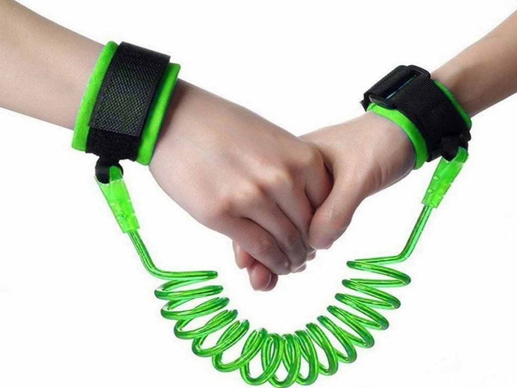 Guia De Segurança para Crianças Coleira Pulseira Pulso Anti Perda Cor:Verde