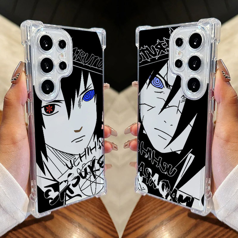 Sasuke Madara Uchiha Itachi Dor Anime Capa Para Samsung S25 Ultra S24 FE S23 Plus S20 S25 S22 S21 S25EDGE A56 A36 Trans