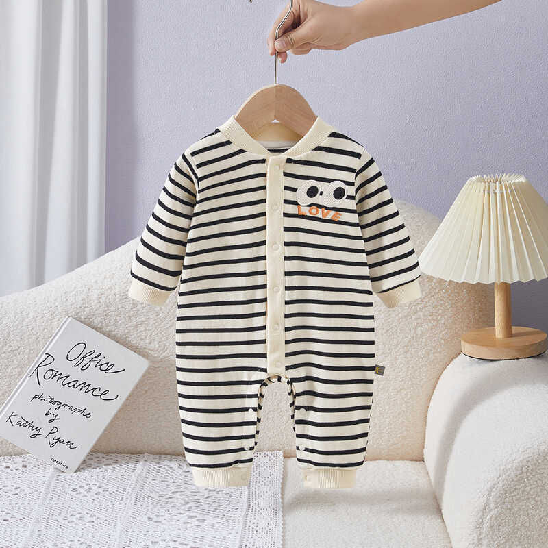 Bebê primavera roupas novo estilo roupas de bebê pequeno Panda macacão roupas de bebê primavera roupas recém-nascidos