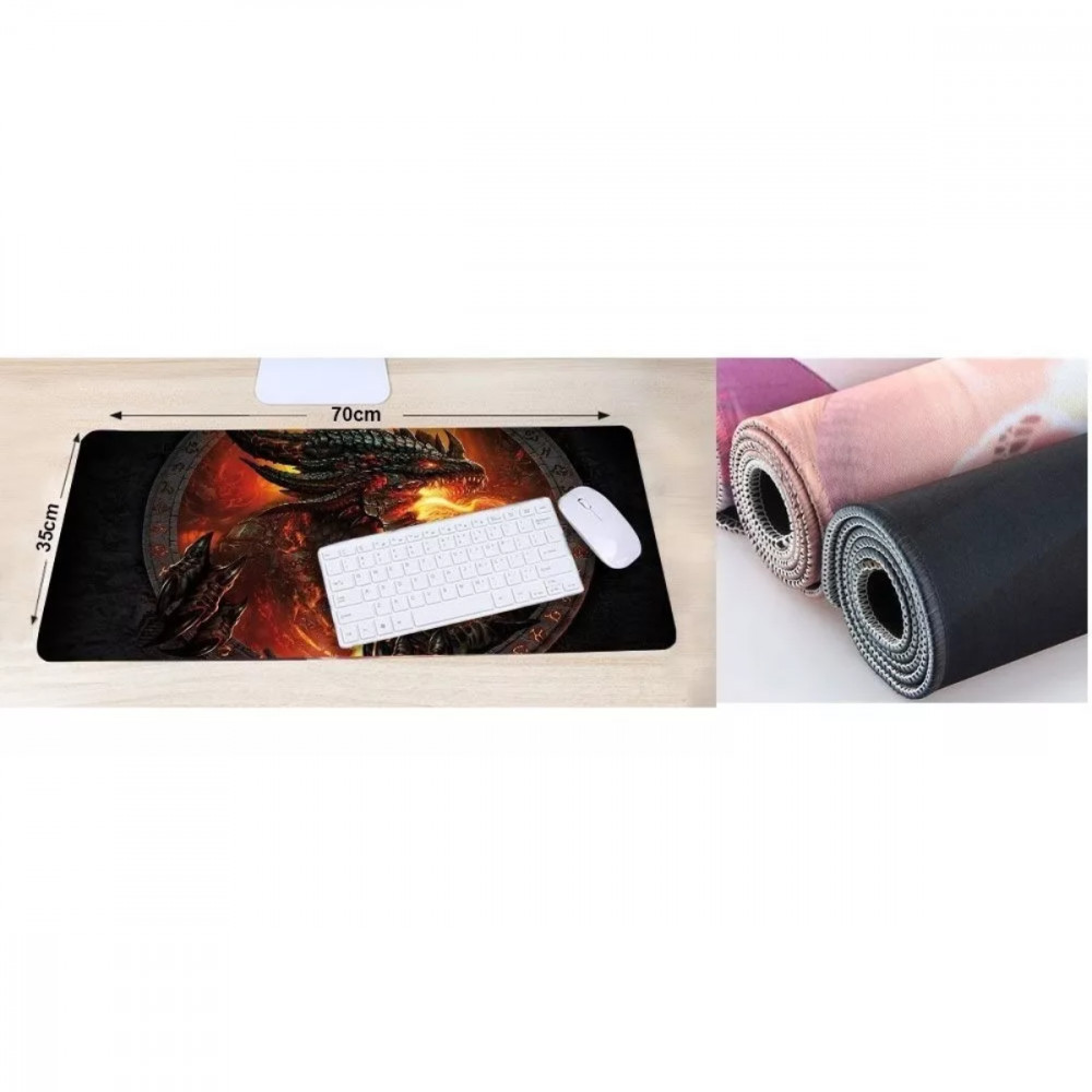 Mouse Pad Gamer Extra Grande 70x35cm Atalhos de Teclado Windows Exbom MP-7035C / 38