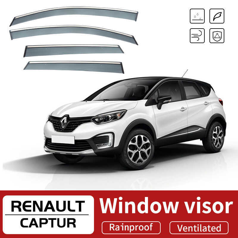 Adequado para RENAULT RENAULT CAPTUR Viseira de janela Kabin Sunny Guarda-sol à prova de chuva Spoiler