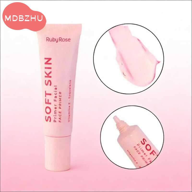 Primer Facial Soft Skin - Suaviza e Uniformiza a Pele, Preparação para Maquiagem HB-M1700 | Ruby Rose