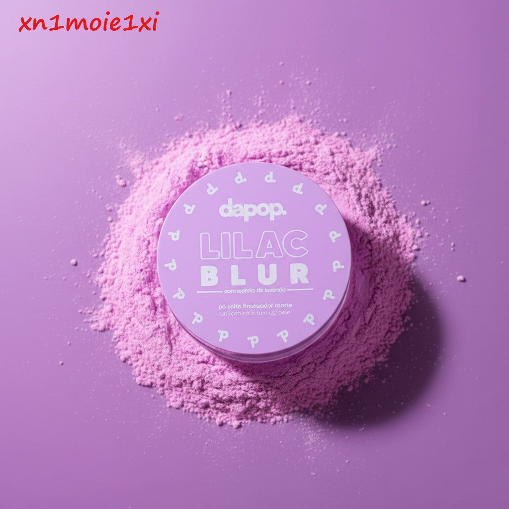 Pó Solto Lilac Blur - Efeito Suave Foco + Controle Oleosidade e Iluminação Natural - DP2381 ❤️xn1