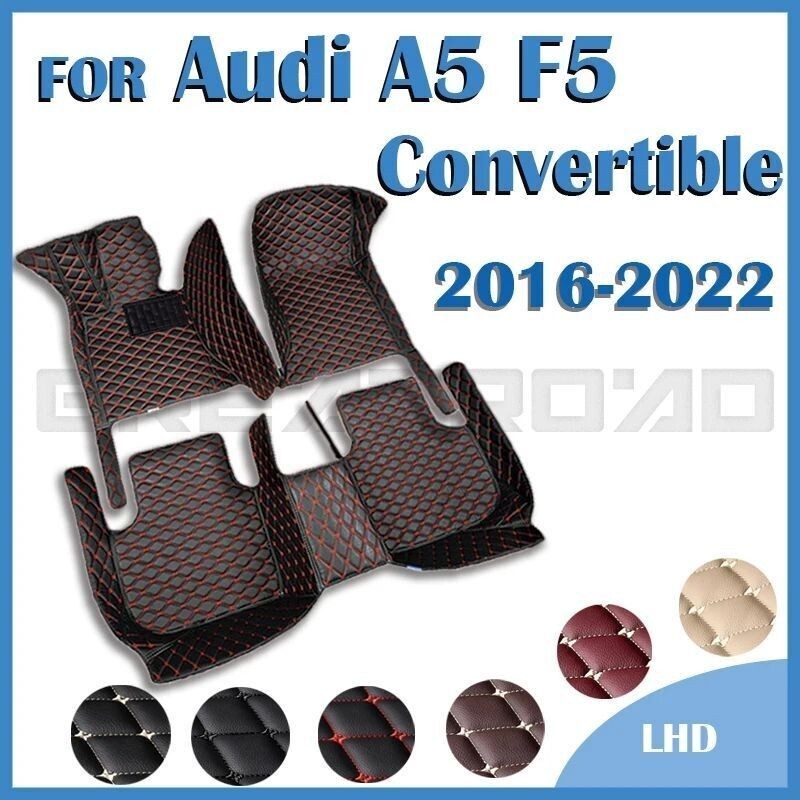 Tapetes De Carro Para Audi A5 Conversível MK3 F5 2016 2017 2018 2019 2020 2021 2022 Almofadas De Pé Automáticas Personal
