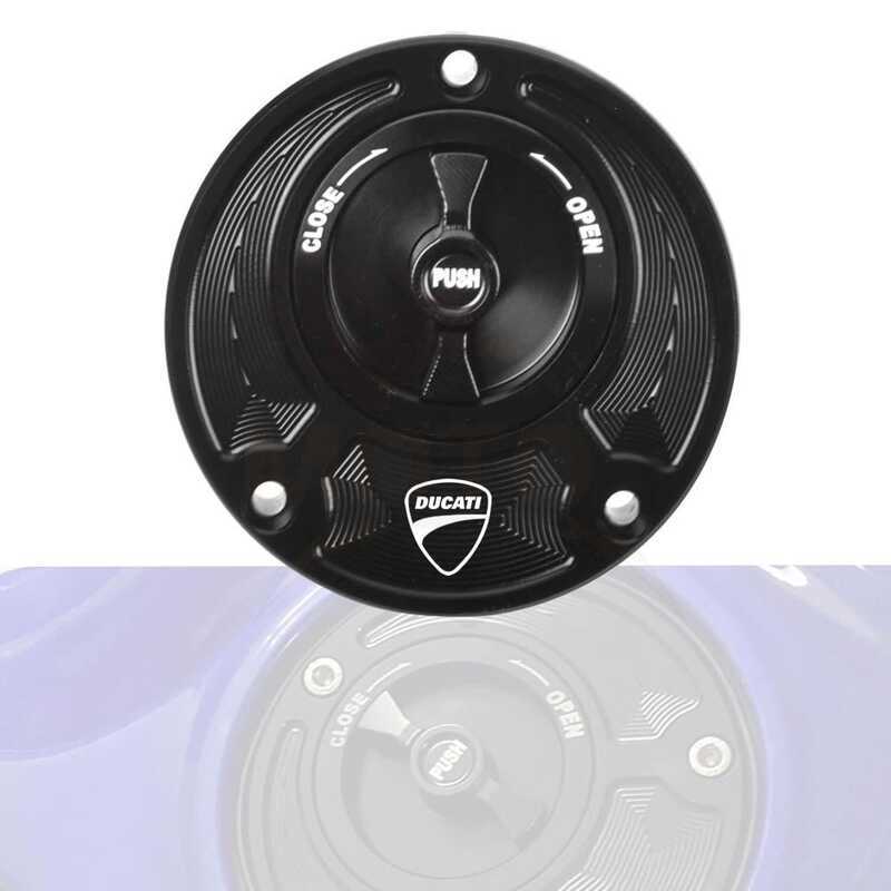 Adequado para Ducati 1098 1198 SR 748/S 848 EVO 996 Tampa do tanque de combustível de abertura rápida modificada
