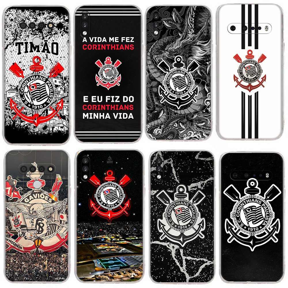 Para LG K52 K52 K62 K42 K61 Q61 K71 K8 Plus Corinthians Capa De Telefone TPU De silicone Transparente