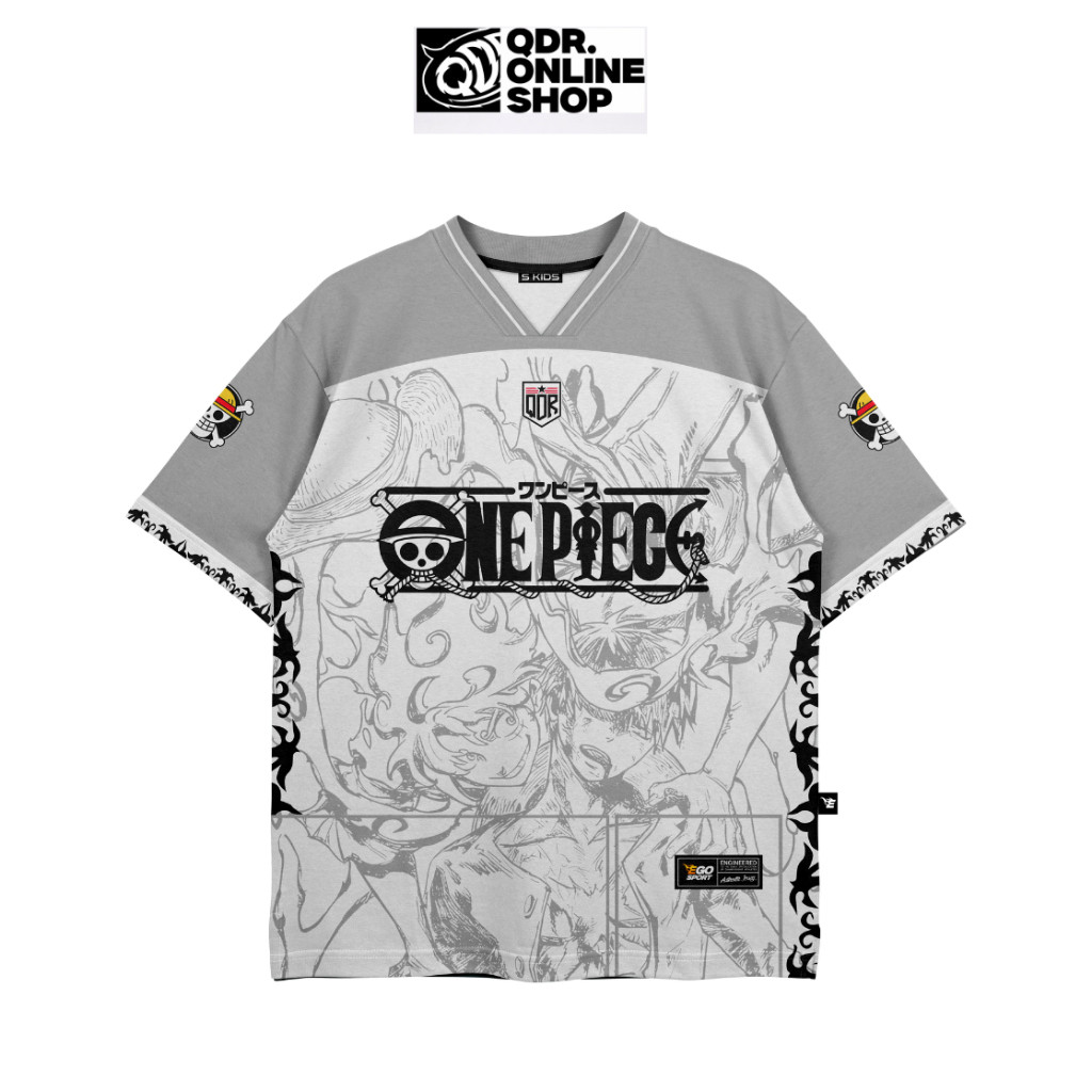Camisa Infantil De Uma Peça De 2 A 12 Anos Monkey D Luffy Gear 5 De Rugby Grande NFL [Personalizada Para Crianças] Loja